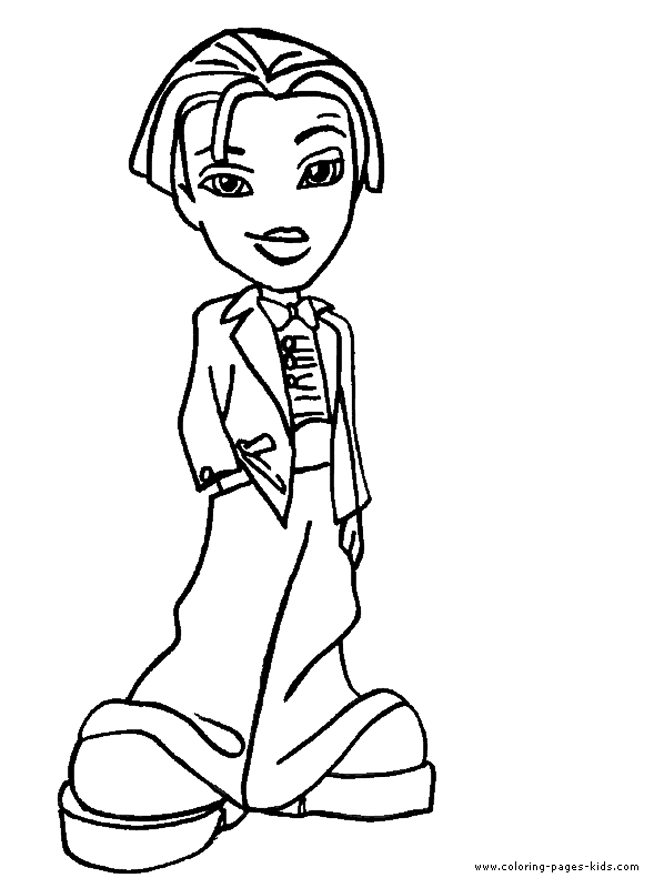 Dibujo para colorear: Bratz (Dibujos animados) #32587 - Dibujos para Colorear e Imprimir Gratis