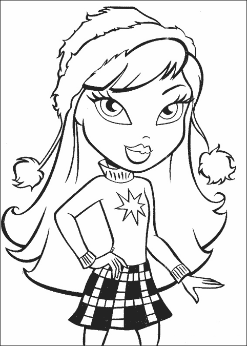 Dibujo para colorear: Bratz (Dibujos animados) #32602 - Dibujos para Colorear e Imprimir Gratis