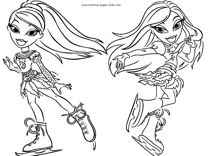 Dibujo para colorear: Bratz (Dibujos animados) #32632 - Dibujos para Colorear e Imprimir Gratis