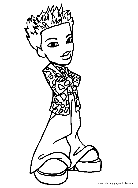 Dibujo para colorear: Bratz (Dibujos animados) #32660 - Dibujos para Colorear e Imprimir Gratis