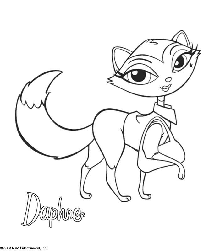 Dibujo para colorear: Bratz (Dibujos animados) #32684 - Dibujos para Colorear e Imprimir Gratis