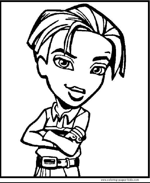 Dibujo para colorear: Bratz (Dibujos animados) #32746 - Dibujos para Colorear e Imprimir Gratis