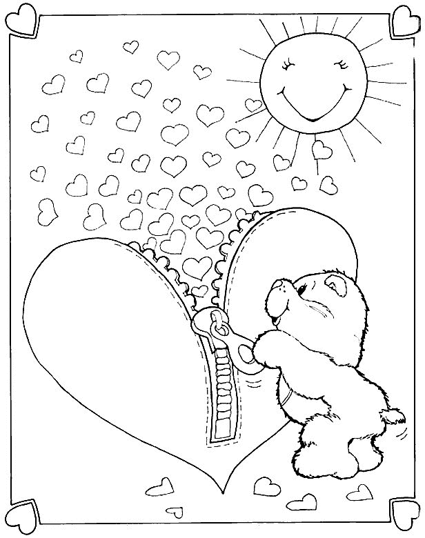 Dibujo para colorear: Care Bears (Dibujos animados) #37132 - Dibujos para Colorear e Imprimir Gratis