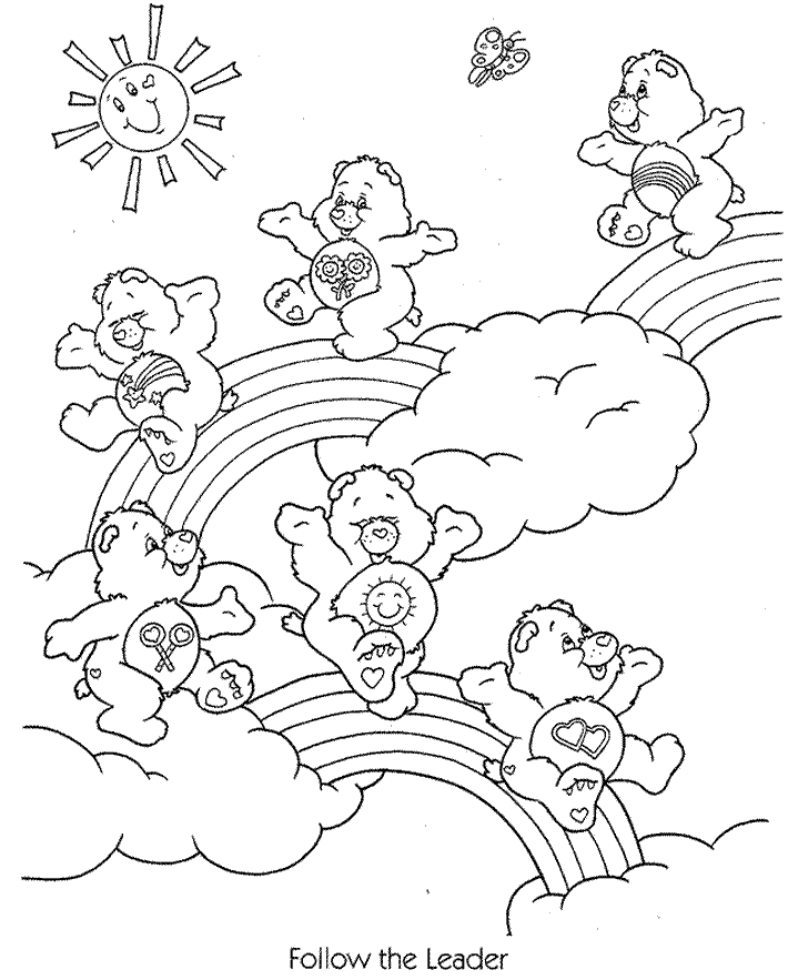 Dibujo para colorear: Care Bears (Dibujos animados) #37135 - Dibujos para Colorear e Imprimir Gratis