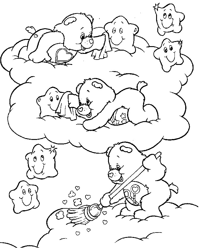 Dibujo para colorear: Care Bears (Dibujos animados) #37136 - Dibujos para Colorear e Imprimir Gratis