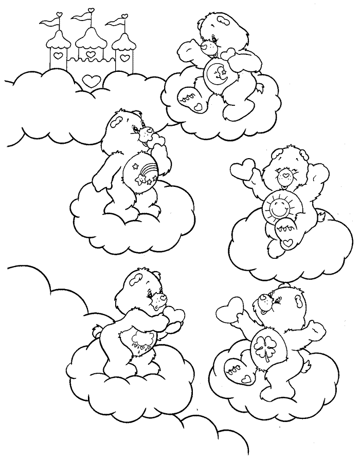 Dibujo para colorear: Care Bears (Dibujos animados) #37139 - Dibujos para Colorear e Imprimir Gratis