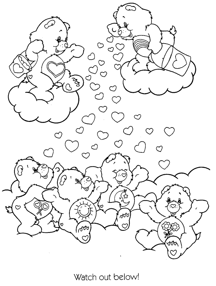 Dibujo para colorear: Care Bears (Dibujos animados) #37152 - Dibujos para Colorear e Imprimir Gratis