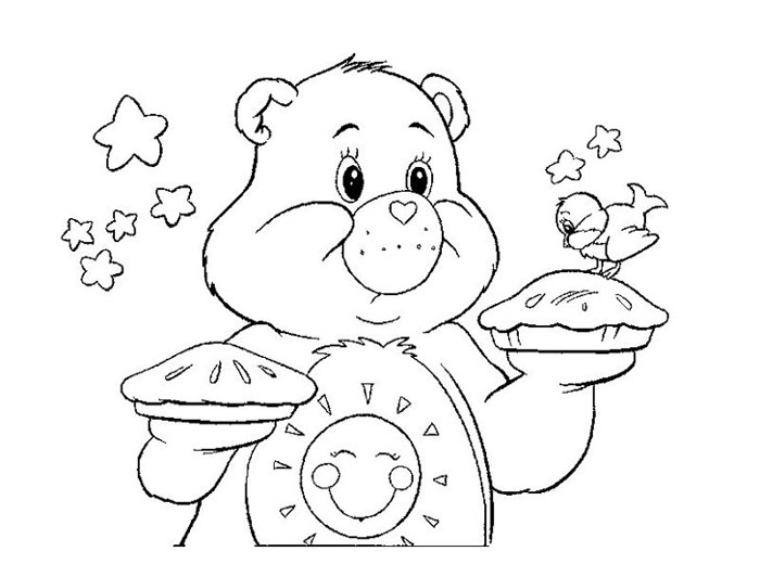 Dibujo para colorear: Care Bears (Dibujos animados) #37161 - Dibujos para Colorear e Imprimir Gratis