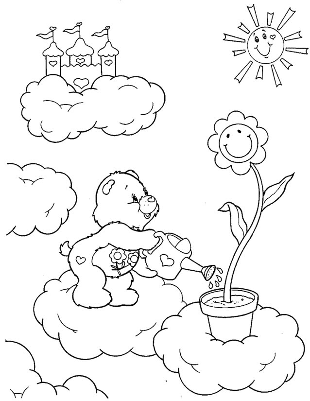 Dibujo para colorear: Care Bears (Dibujos animados) #37165 - Dibujos para Colorear e Imprimir Gratis