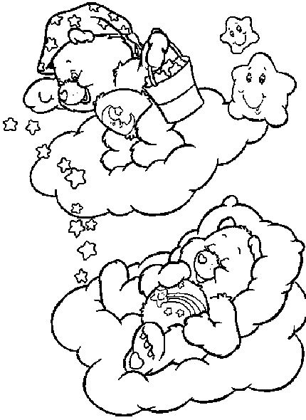 Dibujo para colorear: Care Bears (Dibujos animados) #37177 - Dibujos para Colorear e Imprimir Gratis