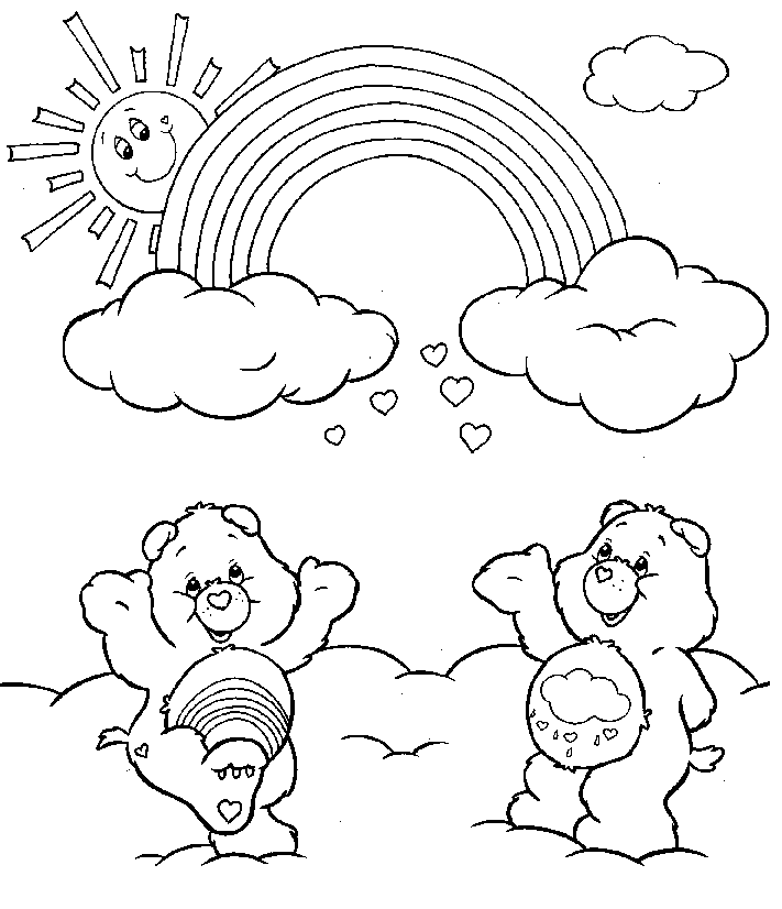 Dibujo para colorear: Care Bears (Dibujos animados) #37180 - Dibujos para Colorear e Imprimir Gratis