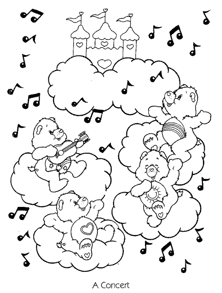 Dibujo para colorear: Care Bears (Dibujos animados) #37183 - Dibujos para Colorear e Imprimir Gratis