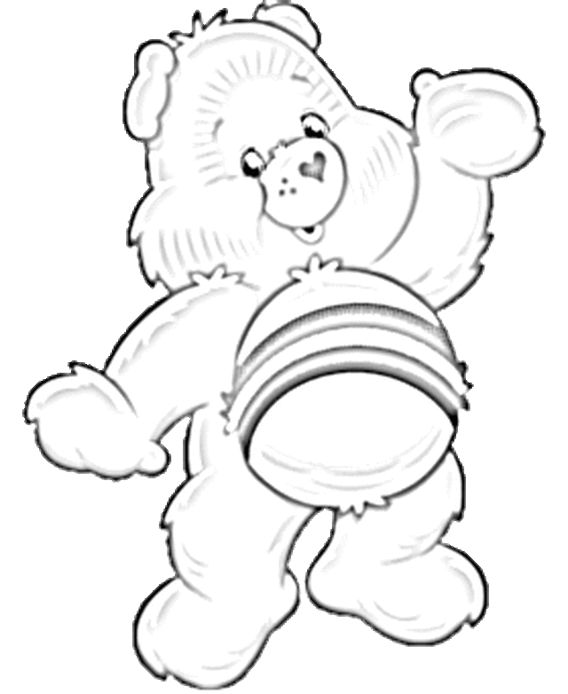 Dibujo para colorear: Care Bears (Dibujos animados) #37184 - Dibujos para Colorear e Imprimir Gratis