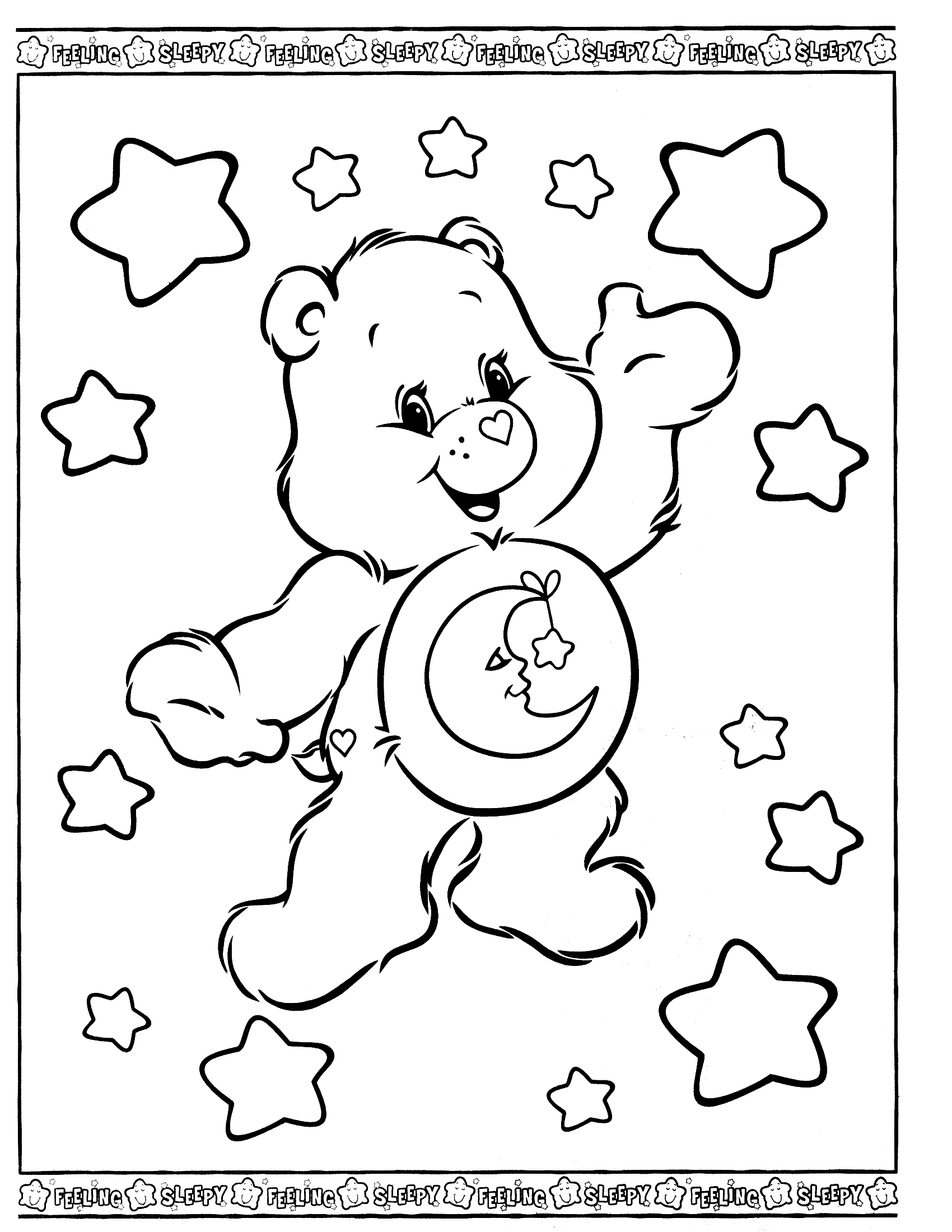 Dibujos de Care Bears (Dibujos animados) para colorear y pintar