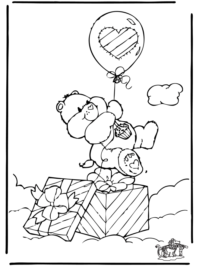 Dibujo para colorear: Care Bears (Dibujos animados) #37228 - Dibujos para Colorear e Imprimir Gratis