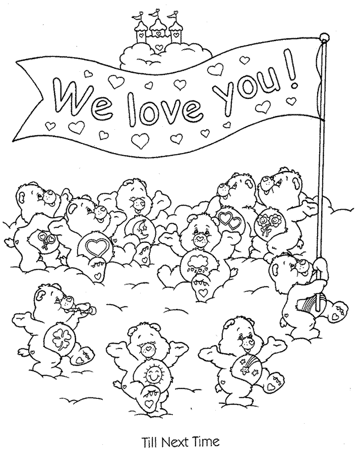 Dibujo para colorear: Care Bears (Dibujos animados) #37232 - Dibujos para Colorear e Imprimir Gratis