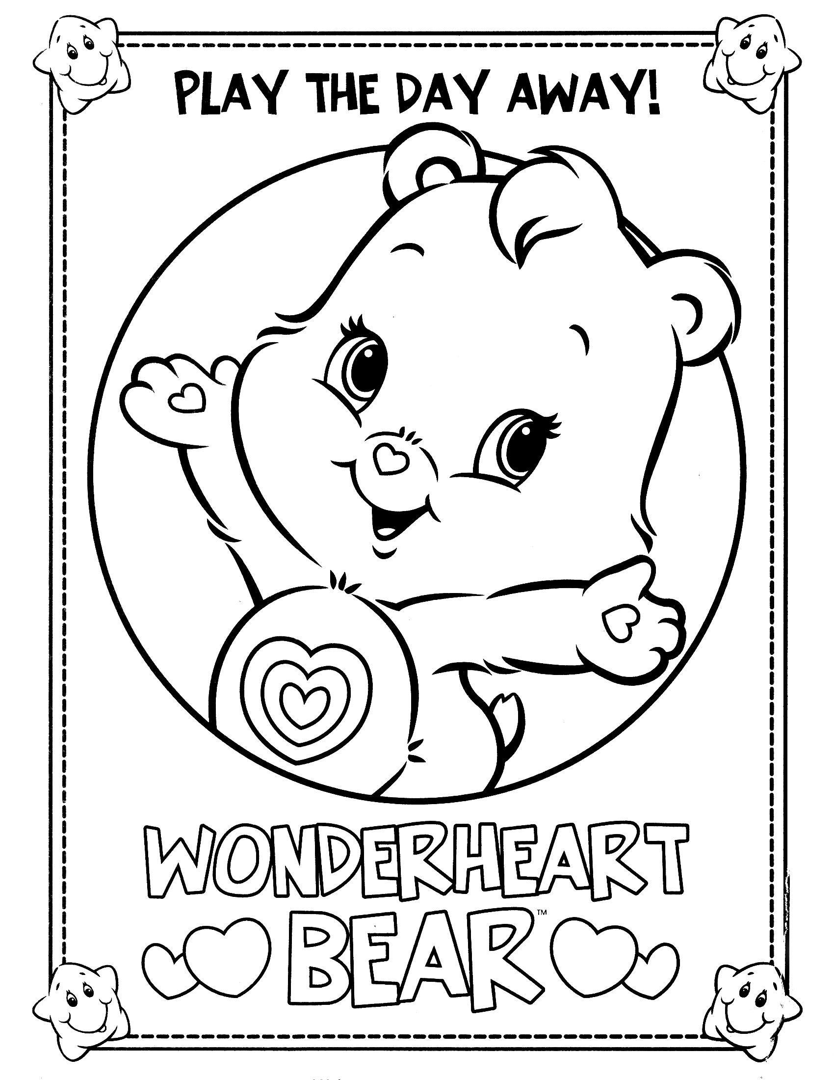 Dibujo para colorear: Care Bears (Dibujos animados) #37241 - Dibujos para Colorear e Imprimir Gratis