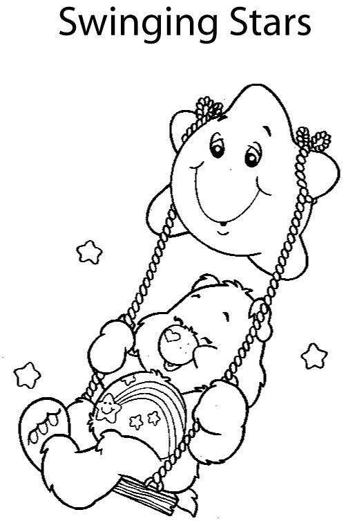 Dibujo para colorear: Care Bears (Dibujos animados) #37251 - Dibujos para Colorear e Imprimir Gratis