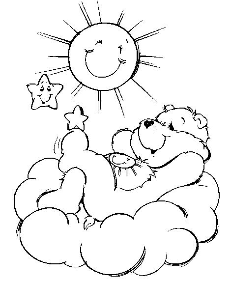 Dibujo para colorear: Care Bears (Dibujos animados) #37274 - Dibujos para Colorear e Imprimir Gratis