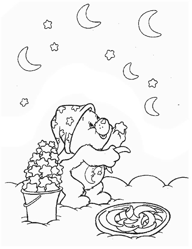 Dibujo para colorear: Care Bears (Dibujos animados) #37276 - Dibujos para Colorear e Imprimir Gratis