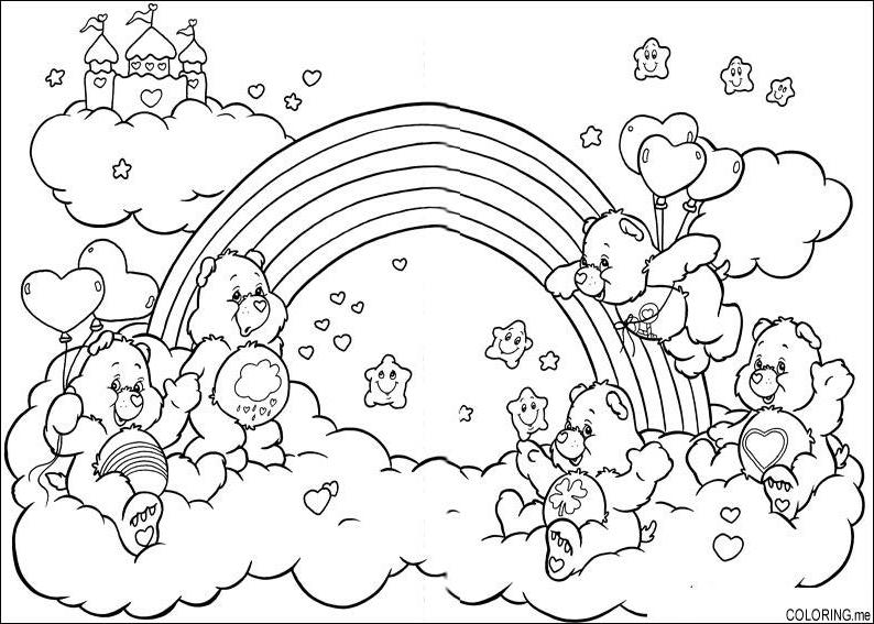 Dibujo para colorear: Care Bears (Dibujos animados) #37279 - Dibujos para Colorear e Imprimir Gratis