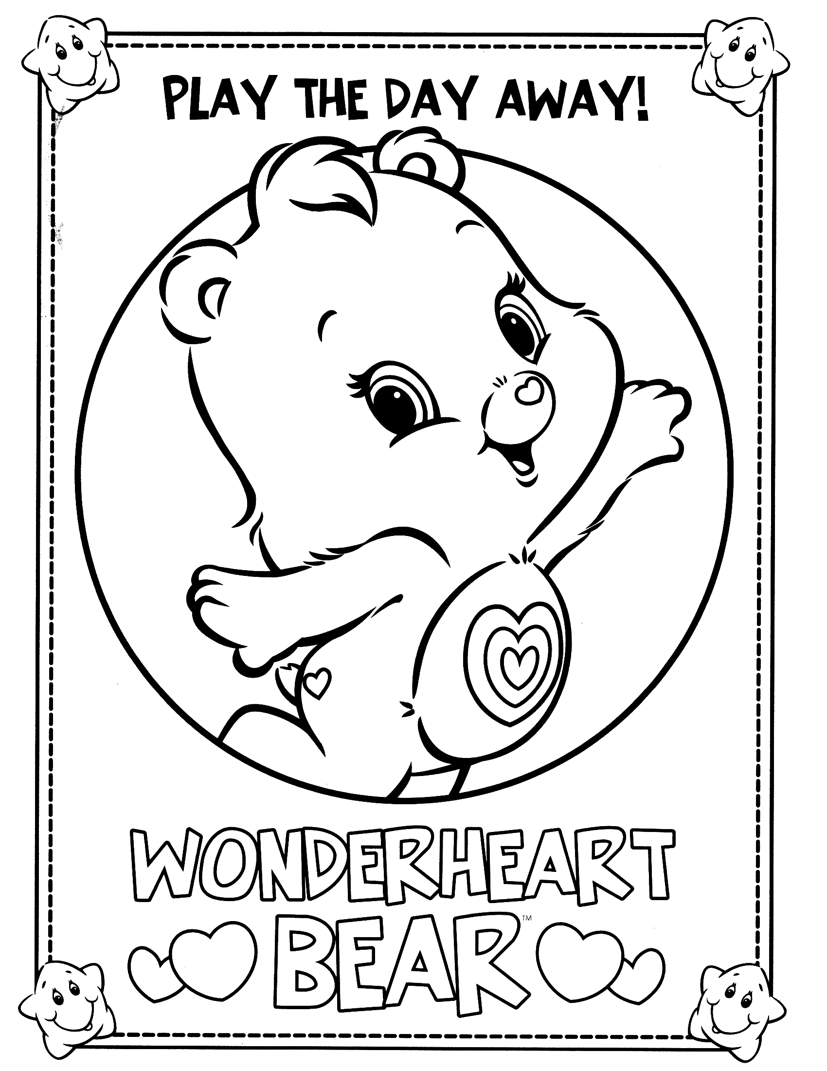 Dibujo para colorear: Care Bears (Dibujos animados) #37281 - Dibujos para Colorear e Imprimir Gratis