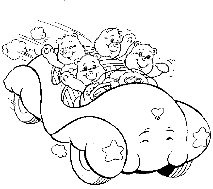 Dibujo para colorear: Care Bears (Dibujos animados) #37285 - Dibujos para Colorear e Imprimir Gratis