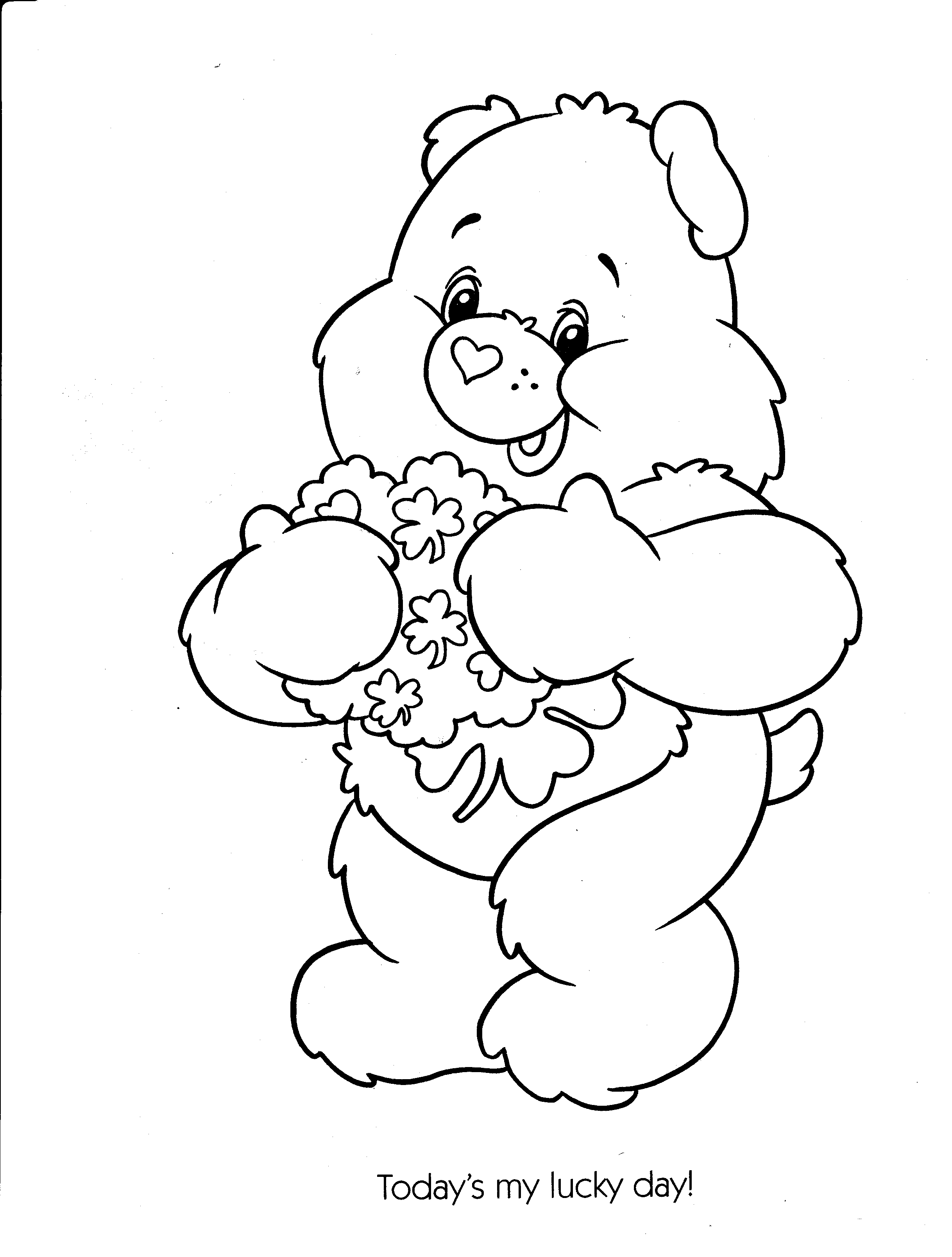 Dibujo para colorear: Care Bears (Dibujos animados) #37300 - Dibujos para Colorear e Imprimir Gratis