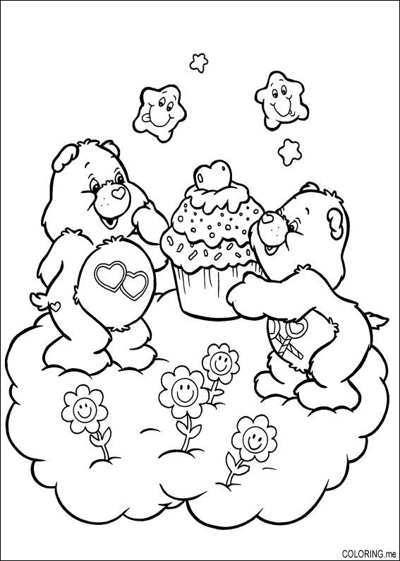 Dibujo para colorear: Care Bears (Dibujos animados) #37329 - Dibujos para Colorear e Imprimir Gratis