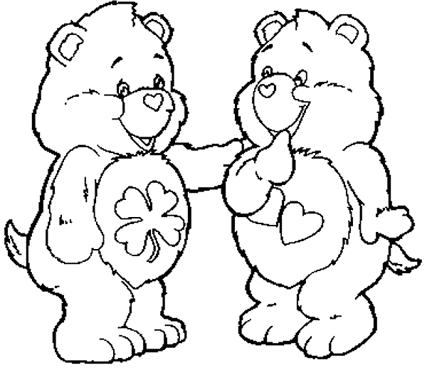 Dibujo para colorear: Care Bears (Dibujos animados) #37332 - Dibujos para Colorear e Imprimir Gratis