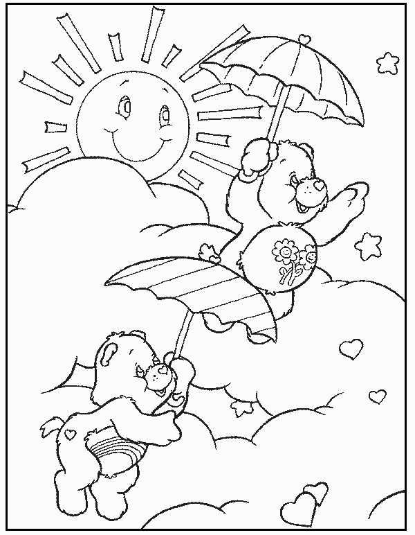 Dibujo para colorear: Care Bears (Dibujos animados) #37346 - Dibujos para Colorear e Imprimir Gratis