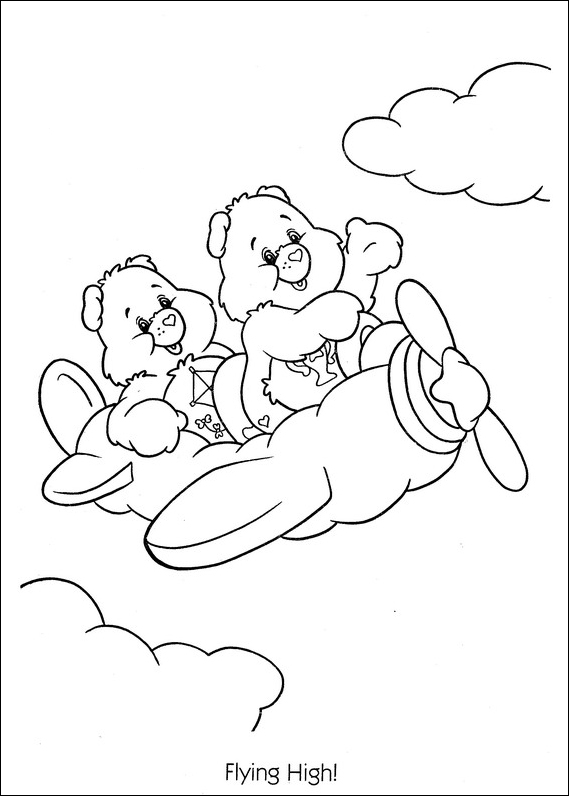 Dibujo para colorear: Care Bears (Dibujos animados) #37350 - Dibujos para Colorear e Imprimir Gratis