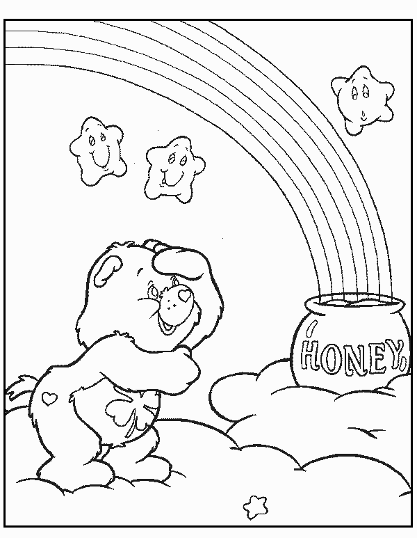 Dibujo para colorear: Care Bears (Dibujos animados) #37351 - Dibujos para Colorear e Imprimir Gratis