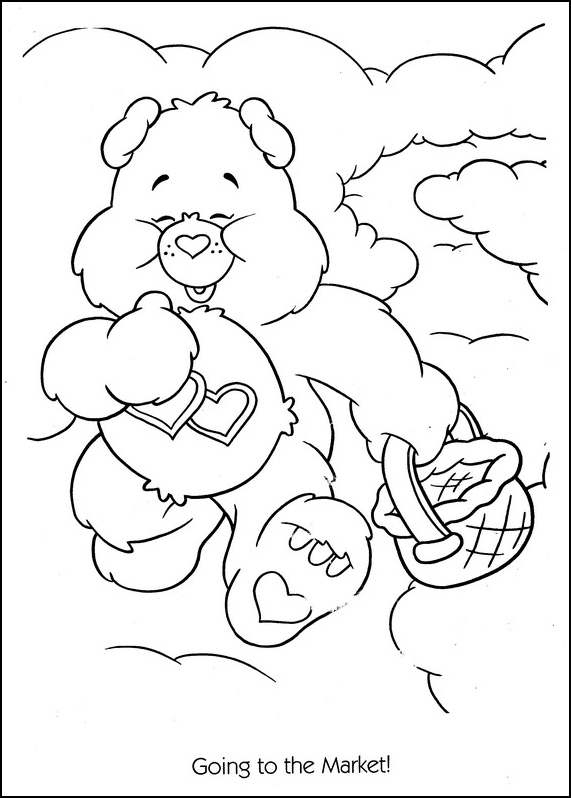 Dibujo para colorear: Care Bears (Dibujos animados) #37358 - Dibujos para Colorear e Imprimir Gratis