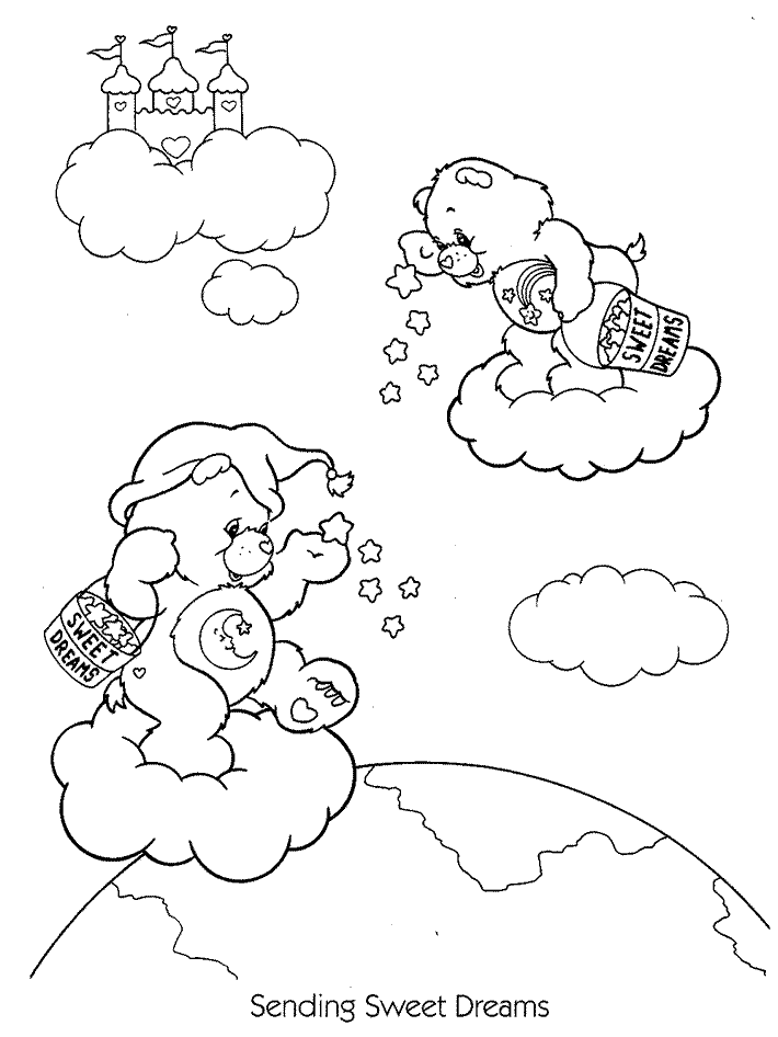 Dibujo para colorear: Care Bears (Dibujos animados) #37374 - Dibujos para Colorear e Imprimir Gratis