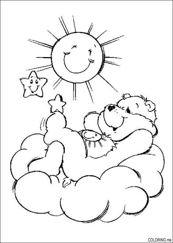 Dibujo para colorear: Care Bears (Dibujos animados) #37425 - Dibujos para Colorear e Imprimir Gratis