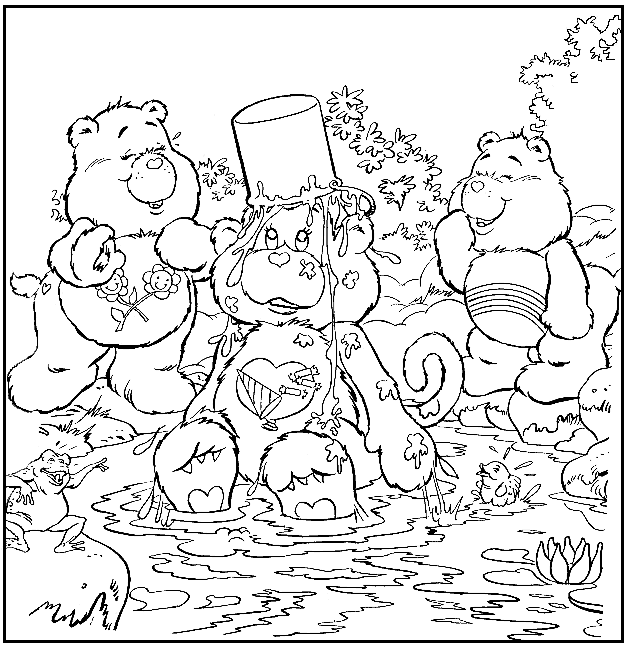 Dibujo para colorear: Care Bears (Dibujos animados) #37435 - Dibujos para Colorear e Imprimir Gratis