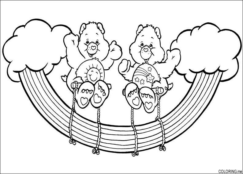 Dibujo para colorear: Care Bears (Dibujos animados) #37442 - Dibujos para Colorear e Imprimir Gratis