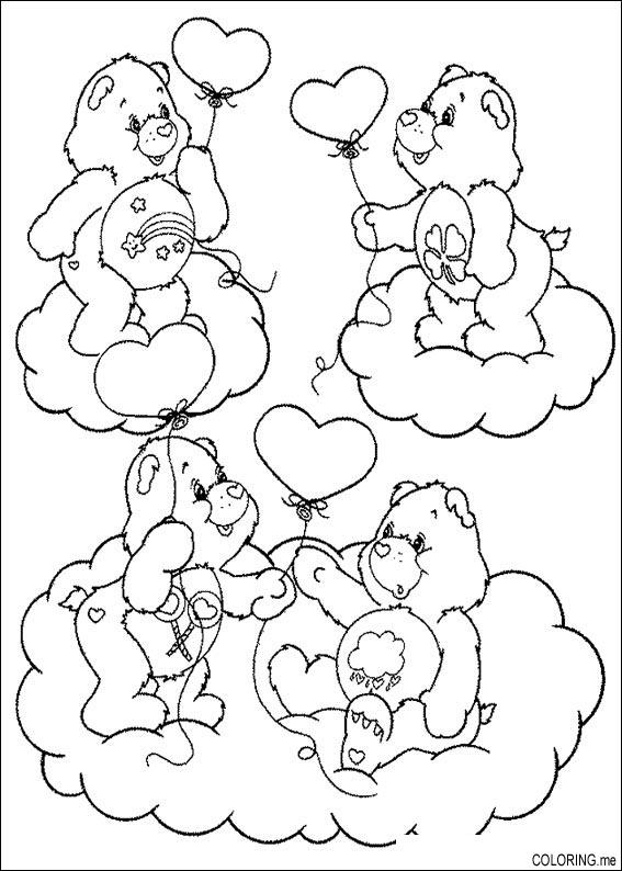 Dibujo para colorear: Care Bears (Dibujos animados) #37444 - Dibujos para Colorear e Imprimir Gratis