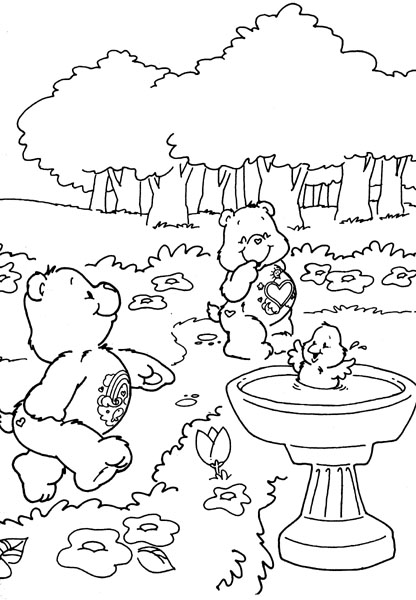 Dibujo para colorear: Care Bears (Dibujos animados) #37456 - Dibujos para Colorear e Imprimir Gratis