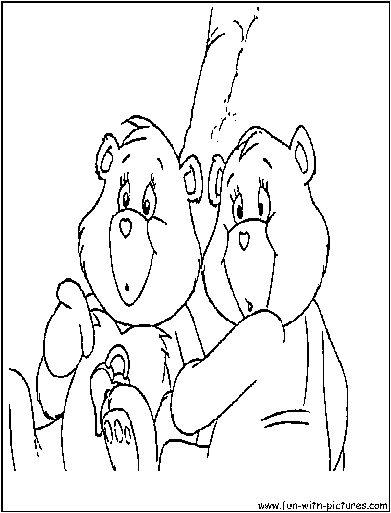 Dibujo para colorear: Care Bears (Dibujos animados) #37459 - Dibujos para Colorear e Imprimir Gratis