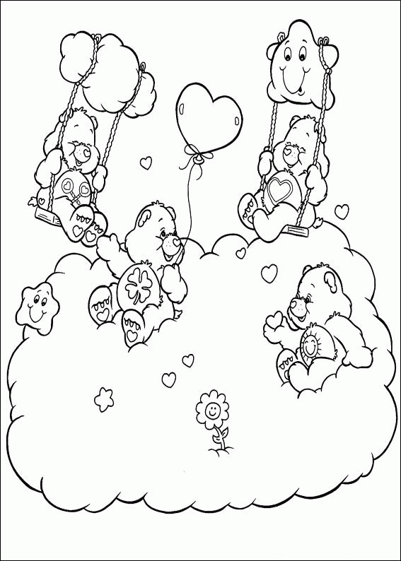 Dibujo para colorear: Care Bears (Dibujos animados) #37461 - Dibujos para Colorear e Imprimir Gratis