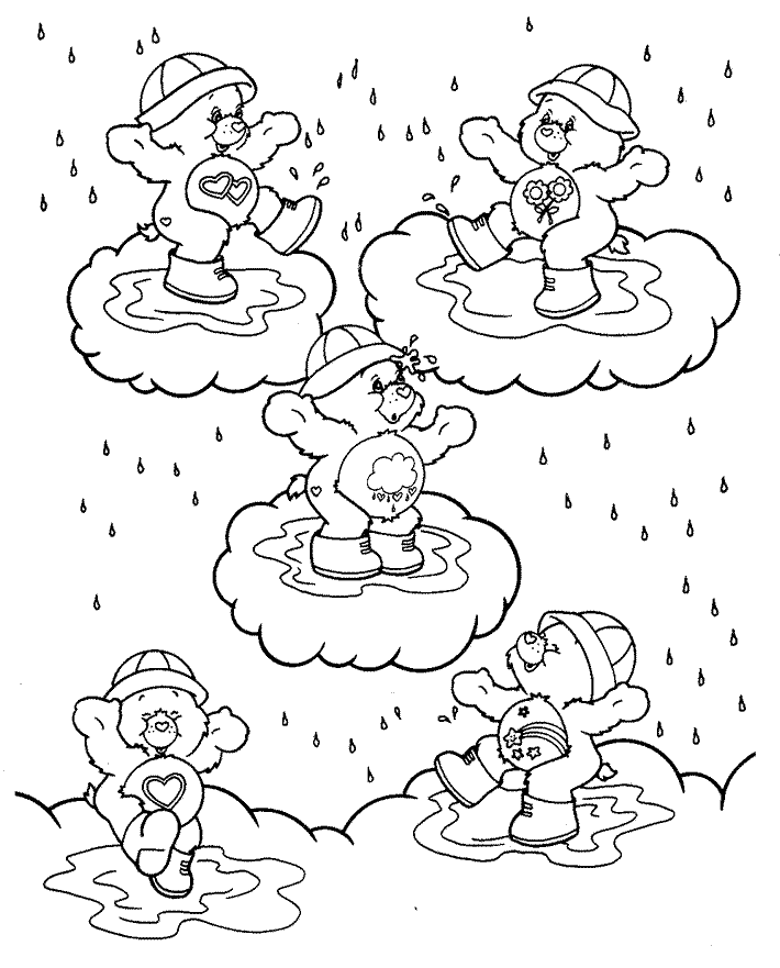 Dibujo para colorear: Care Bears (Dibujos animados) #37469 - Dibujos para Colorear e Imprimir Gratis