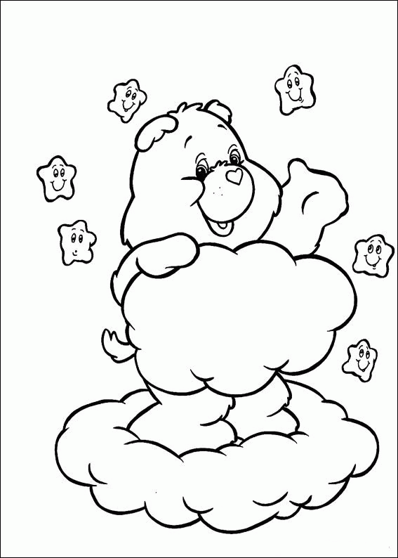 Dibujo para colorear: Care Bears (Dibujos animados) #37470 - Dibujos para Colorear e Imprimir Gratis