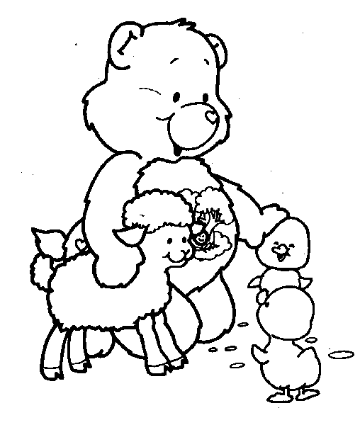 Dibujo para colorear: Care Bears (Dibujos animados) #37485 - Dibujos para Colorear e Imprimir Gratis