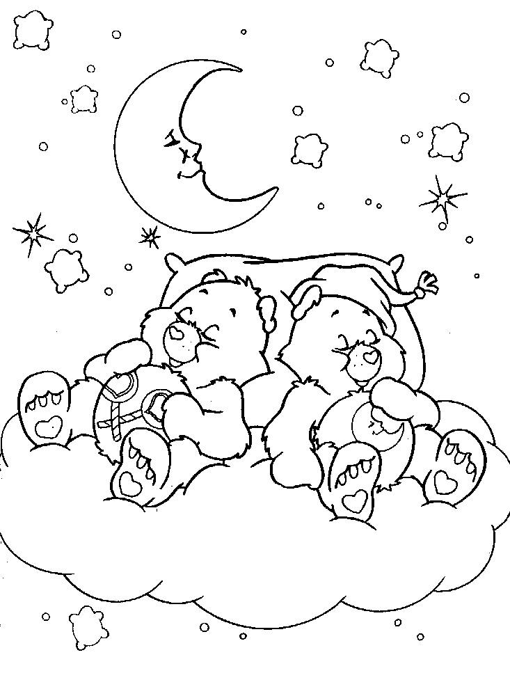 Dibujo para colorear: Care Bears (Dibujos animados) #37535 - Dibujos para Colorear e Imprimir Gratis