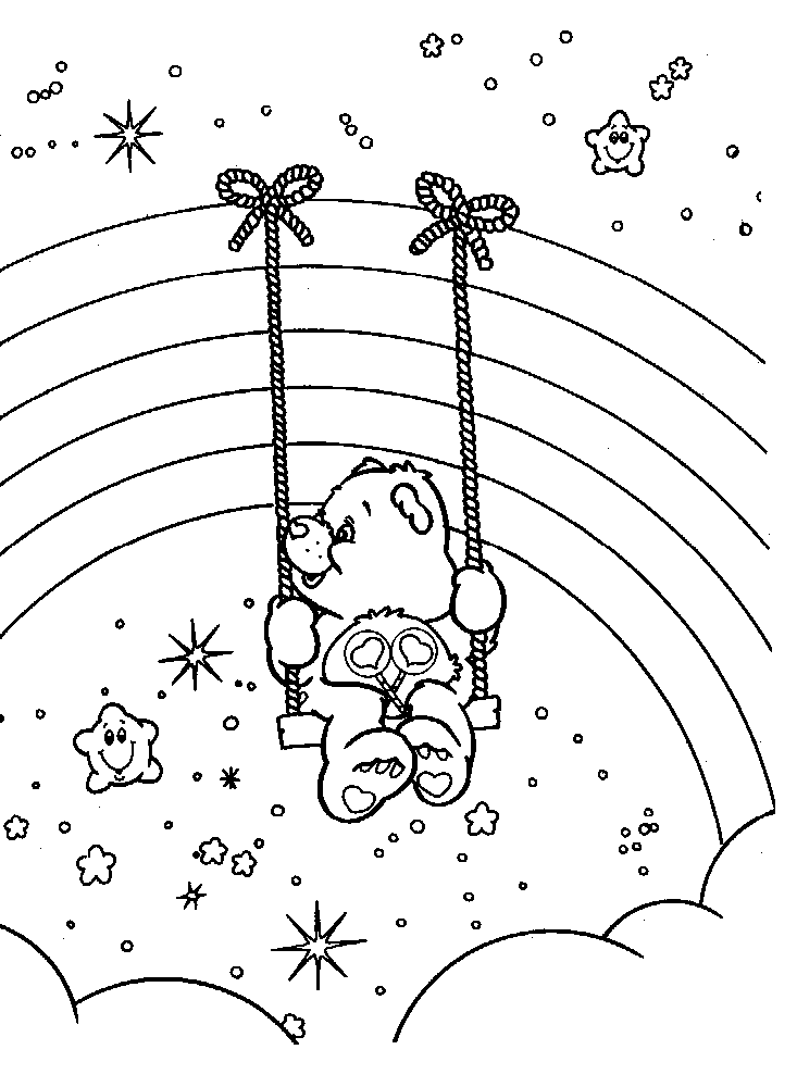 Dibujo para colorear: Care Bears (Dibujos animados) #37582 - Dibujos para Colorear e Imprimir Gratis