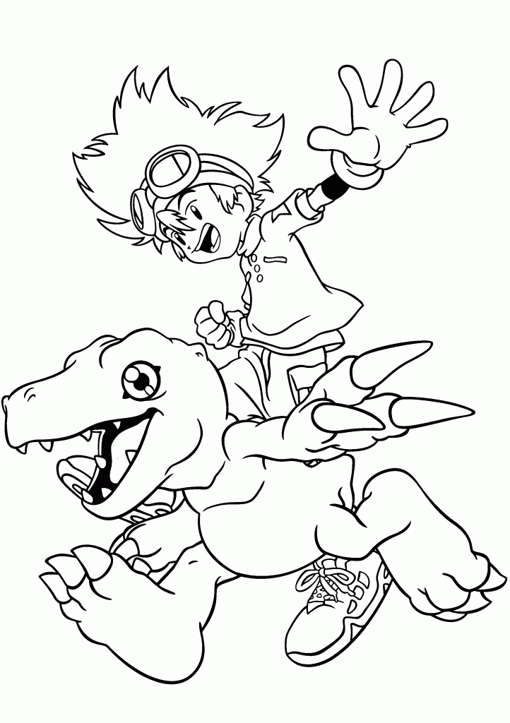 Dibujo para colorear: Digimon (Dibujos animados) #51431 - Dibujos para Colorear e Imprimir Gratis