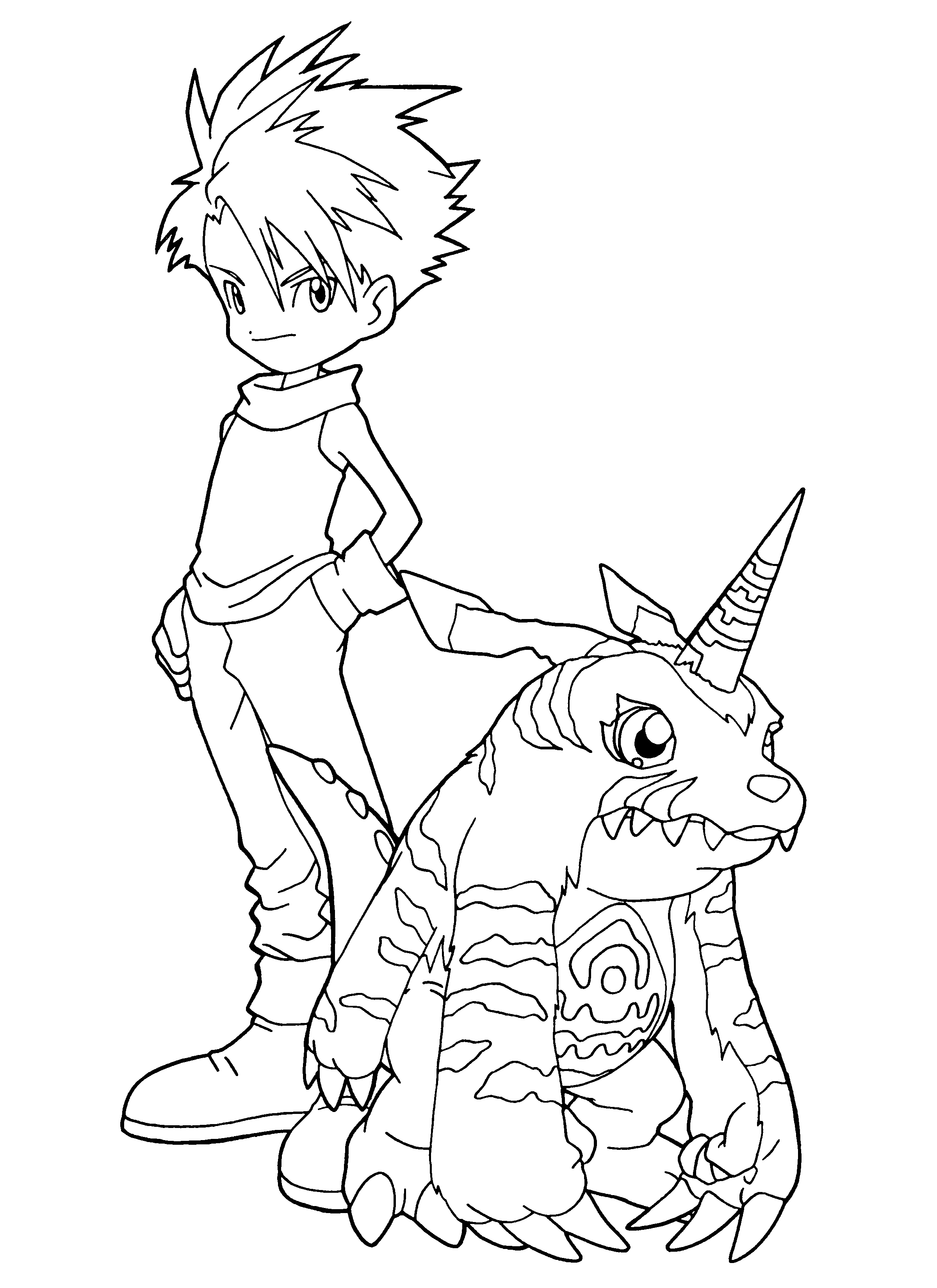 Dibujo para colorear: Digimon (Dibujos animados) #51446 - Dibujos para Colorear e Imprimir Gratis