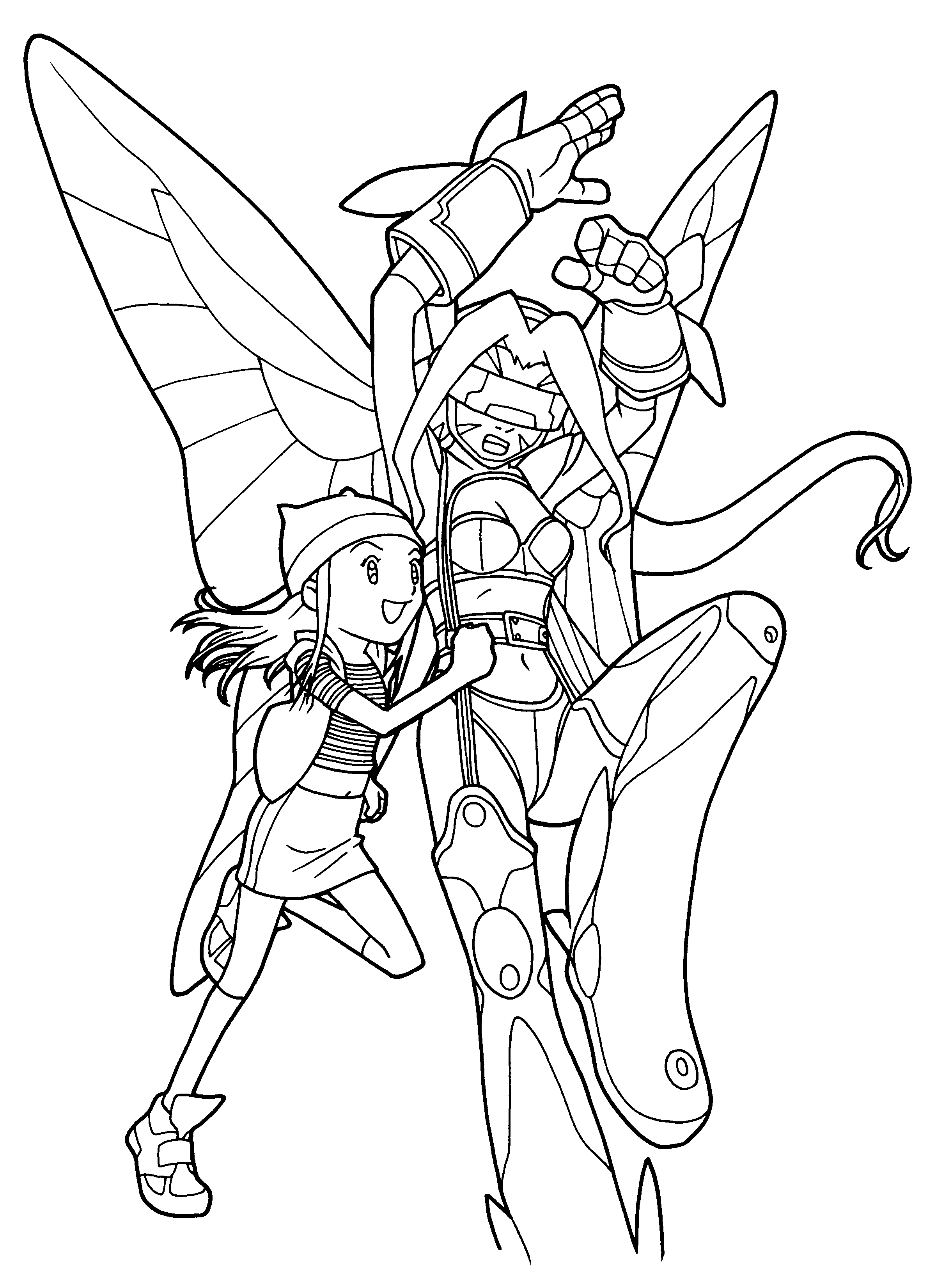 Dibujo para colorear: Digimon (Dibujos animados) #51452 - Dibujos para Colorear e Imprimir Gratis